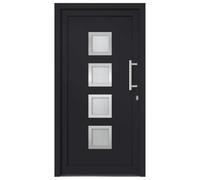 vidaXL Porta di Ingresso Antracite 98x208 cm