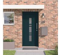 vidaXL Porta d'ingresso Antracite PVC