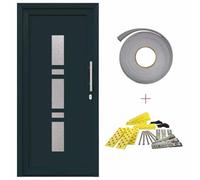 vidaXL Porta d'ingresso - Design rettangolare smart, perfetta per interni ed esterni, resistente al caldo, ideale per il tuo soggiorno o ingresso.