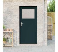 vidaXL Porta d'ingresso laterale antracite, 88 x 198 cm, PVC, elegante porta d'ingresso, moderno PVC, protezione durevole, divisorio per soggiorno, design elegante