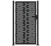 vidaXL Porta esterna - Pannello decorativo per il tuo giardino, barriera alla moda e separatore del paesaggio, che offre un facile accesso