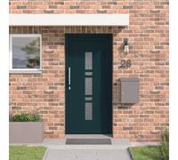 vidaXL Porta Frontale 108 x 208 cm PVC Antracite