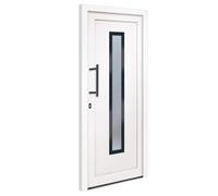vidaXL Porta Ingresso Bianca 108x200 cm in PVC
