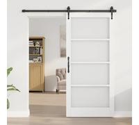 vidaXL Porta Interna ORKDAL Bianco Pronto 93 x 202 cm