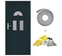 vidaXL Porta Isolata - Risparmio Energetico, Ingesso Moderno, Rettangolare, per Interni ed Esterni, Resistente alle Temperature, Perfetta per Ingressi di Casa, Sicurezza Semplice in Stile Contempora