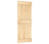 vidaXL Porta NARVIK 80x210 cm in Legno Massello di Pino