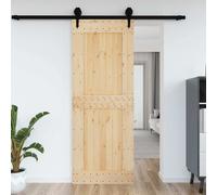 vidaXL Porta NARVIK 85x210 cm in Legno Massello di Pino