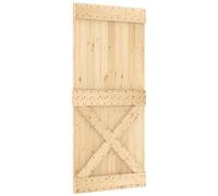 VIDAXL - Porta NARVIK 90x210 cm in Legno Massello di Pino