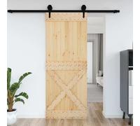 vidaXL Porta NARVIK 90x210 cm in Legno Massello di Pino