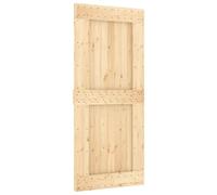 vidaXL Porta NARVIK 90x210 cm in Legno Massello di Pino
