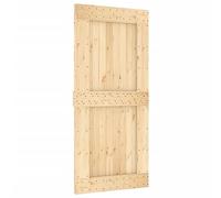 vidaXL Porta NARVIK 95x210 cm in Legno Massello di Pino