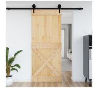 vidaXL Porta NARVIK 95x210 cm in Legno Massello di Pino