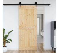 VIDAXL - Porta NARVIK 95x210 cm in Legno Massello di Pino