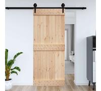 vidaXL Porta NARVIK 95x210 cm in Legno Massello di Pino