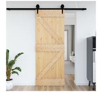 vidaXL Porta NARVIK 95x210 cm in Legno Massello di Pino