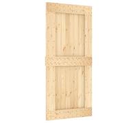 vidaXL Porta NARVIK 95x210 cm in Legno Massello di Pino