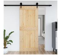 vidaXL Porta NARVIK 95x210 cm in Legno Massello di Pino