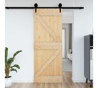 vidaXL Porta NARVIK 95x210 cm in Legno Massello di Pino