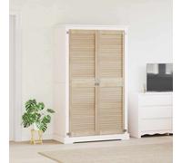 vidaXL Porta per Armadio 2 pcs Naturale 140.5 x 2.1 x 49.5 cm