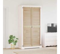 vidaXL Porta per Armadio 2 pcs Naturale 140.5 x 2.1 x 49.5 cm