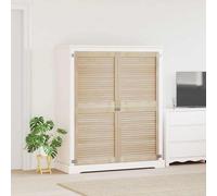vidaXL Porta per Armadio 2 pcs Naturale 140.5 x 2.1 x 49.5 cm