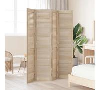 vidaXL Porta per Armadio 4 pcs Naturale 140.5 x 2.1 x 49.5 cm