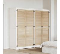 vidaXL Porta per Armadio 4 pcs Naturale 140.5 x 2.1 x 49.5 cm