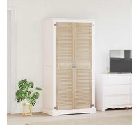 vidaXL Porta per Armadio con porta 2 pz Naturale 170 x 2,1 x 39,5 cm