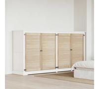 vidaXL Porta per Armadio con porta 4 pcs Naturale 110 x 2,1 x 59,5 cm