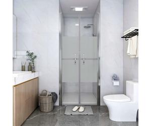 vidaXL Porta per Doccia in ESG Semi-Satinato 91x190 cm