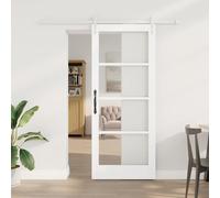 vidaXL Porta scorrevole Bianco 83 x 202 cm