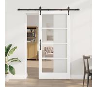 vidaXL Porta scorrevole Bianco 93 x 202 cm