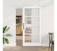 vidaXL Porta scorrevole Bianco 93 x 202 cm
