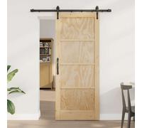 vidaXL Porta Scorrevole con Kit Hardware 'ORKDAL'in Legno Massello di Pino