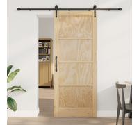 vidaXL Porta scorrevole con set hardware 'ORKDAL'in legno massello di pino