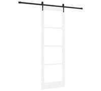 vidaXL Porta scorrevole con set "ORKDAL", bianco, 78 x 232 cm