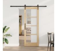 vidaXL Porta scorrevole Naturale 73,5 x 198,5 cm