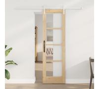 vidaXL Porta scorrevole ORKDAL Naturale 61 x 198,5 cm