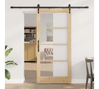 vidaXL Porta scorrevole ORKDAL Naturale 93 x 202 cm