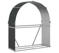 vidaXL Portaceppi Antracite 120x45x140 cm in Acciaio Zincato