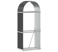 vidaXL Portaceppi Antracite 80x45x190 cm in Acciaio Zincato