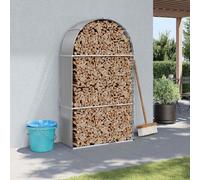 vidaXL Portaceppi Grigio Chiaro 120x45x210 cm in Acciaio Zincato