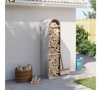 vidaXL Portaceppi Grigio Chiaro 40x45x170 cm in Acciaio Zincato