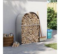 vidaXL Portaceppi Grigio Chiaro 80x45x120 cm in Acciaio Zincato