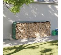 vidaXL Portaceppi Verde 234x45x100 cm in Acciaio Zincato