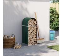 vidaXL Portaceppi Verde 40x45x100 cm in Acciaio Zincato