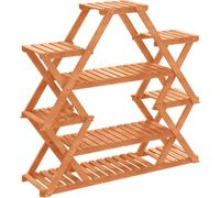 vidaXL Portafiori 110x25x105 cm in legno massiccio d'abete