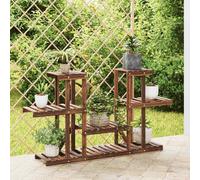 vidaXL Portafiori 110x25x73 cm in Legno Massello di Abete