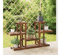 vidaXL Portafiori 110x25x73 cm in Legno Massello di Abete
