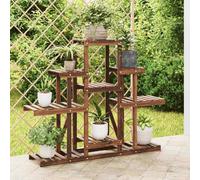 vidaXL Portafiori 110x25x96 cm in Legno Massello di Abete